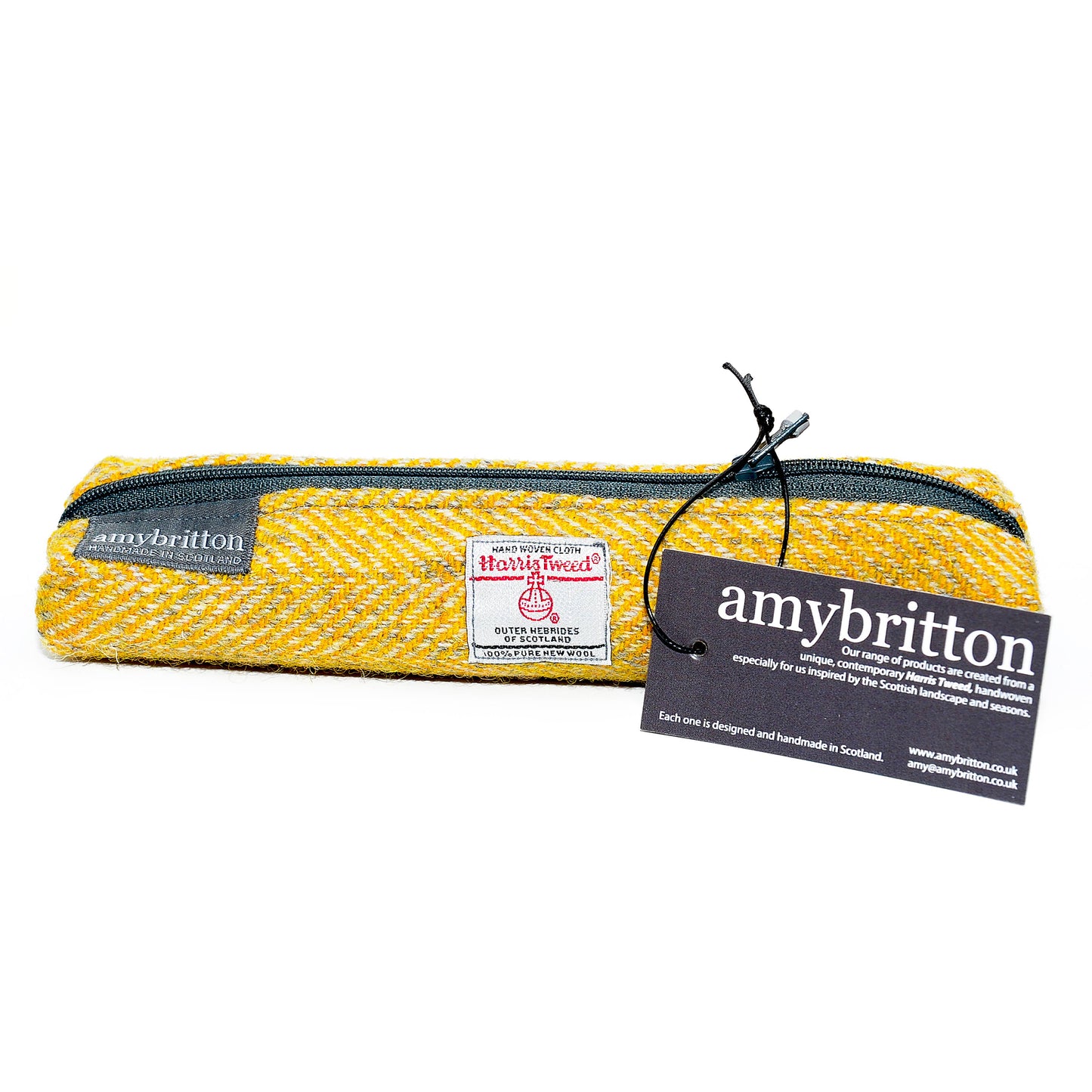 Barley Yellow Slim Pencil Case - Harold&Charles