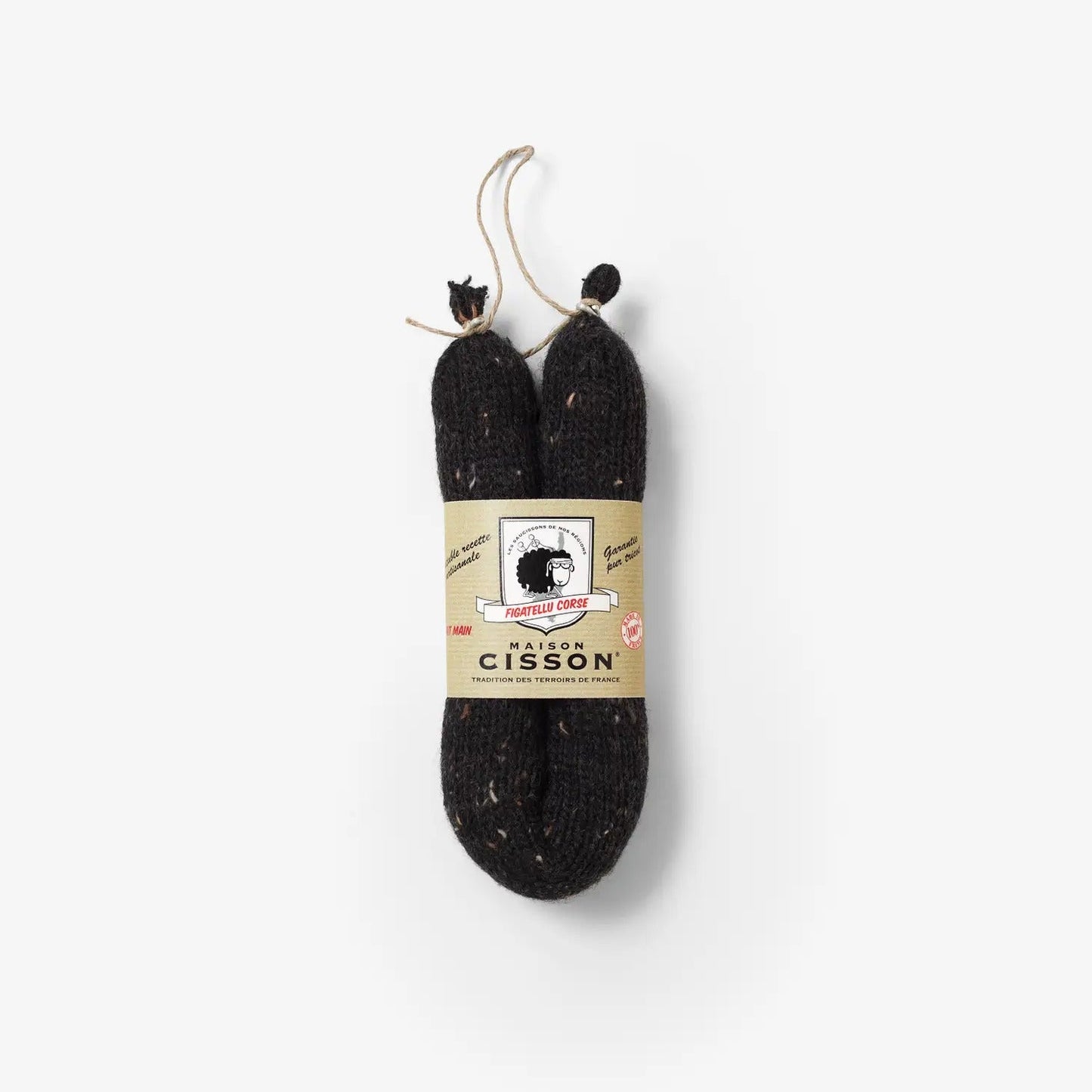 Knitted “The Corsican Figatellu” Sausage by Maison Cisson