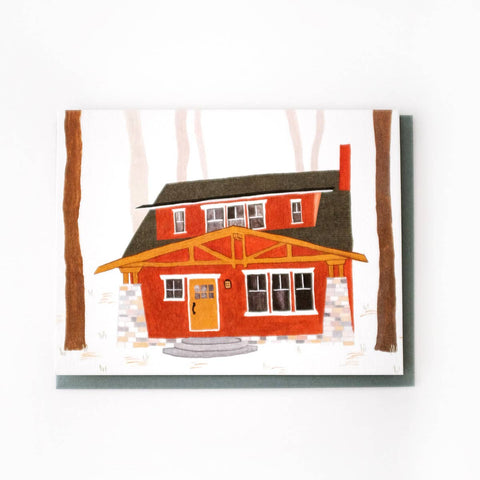 Craftsman Cabin Card