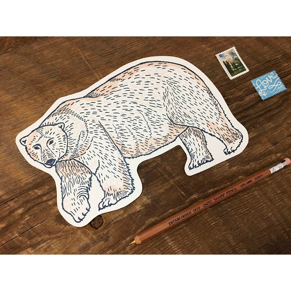 Polar Bear Postcard by Noteworthy Paper & Press - Harold&Charles