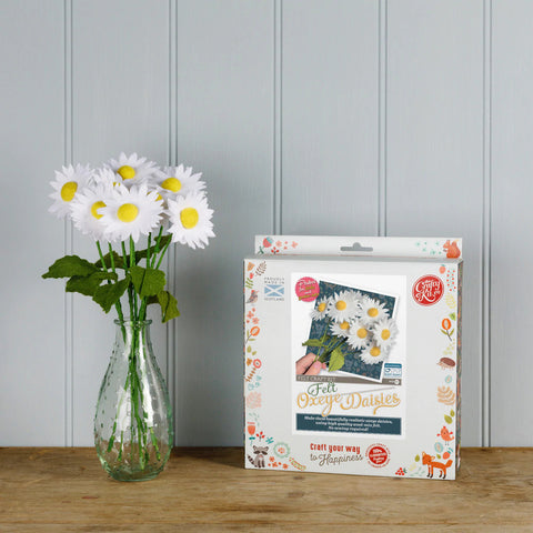 Felt Oxeye Daisies Needle Felting Craft Kit