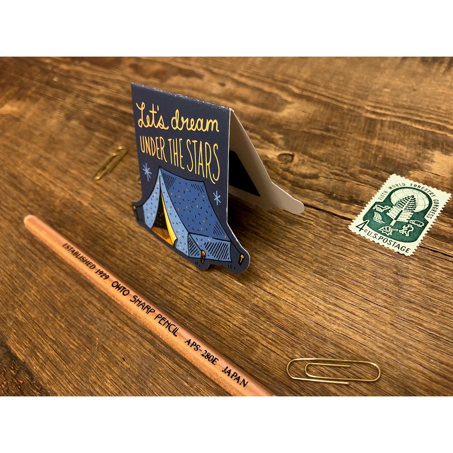 Dream Tent Magnetic Bookmark