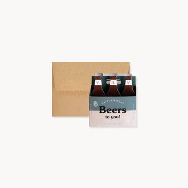 Beers To You Birthday Pop-up Card by UWP Luxe