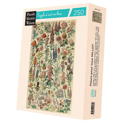 Flowers For All  Hand-cut Art Wooden Jigsaw Puzzle