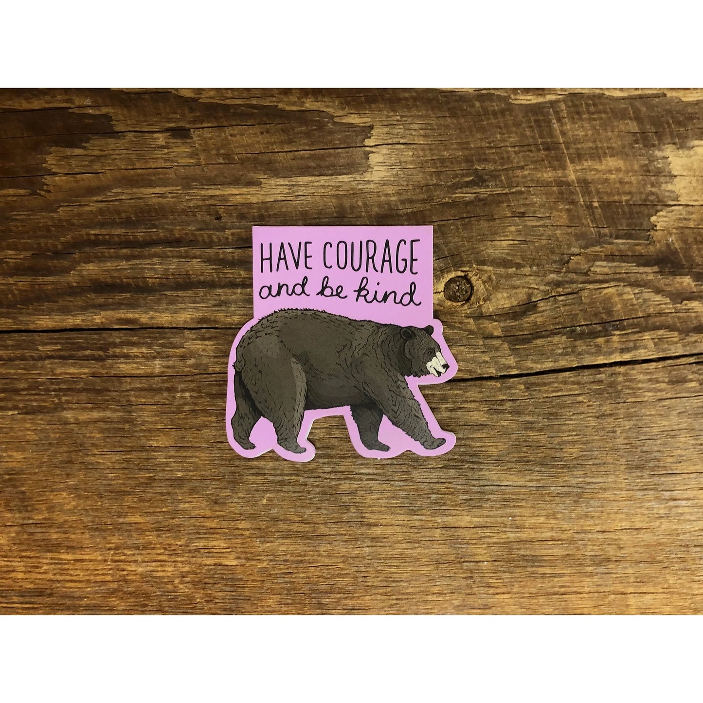 Courage Bear Magnetic Bookmark