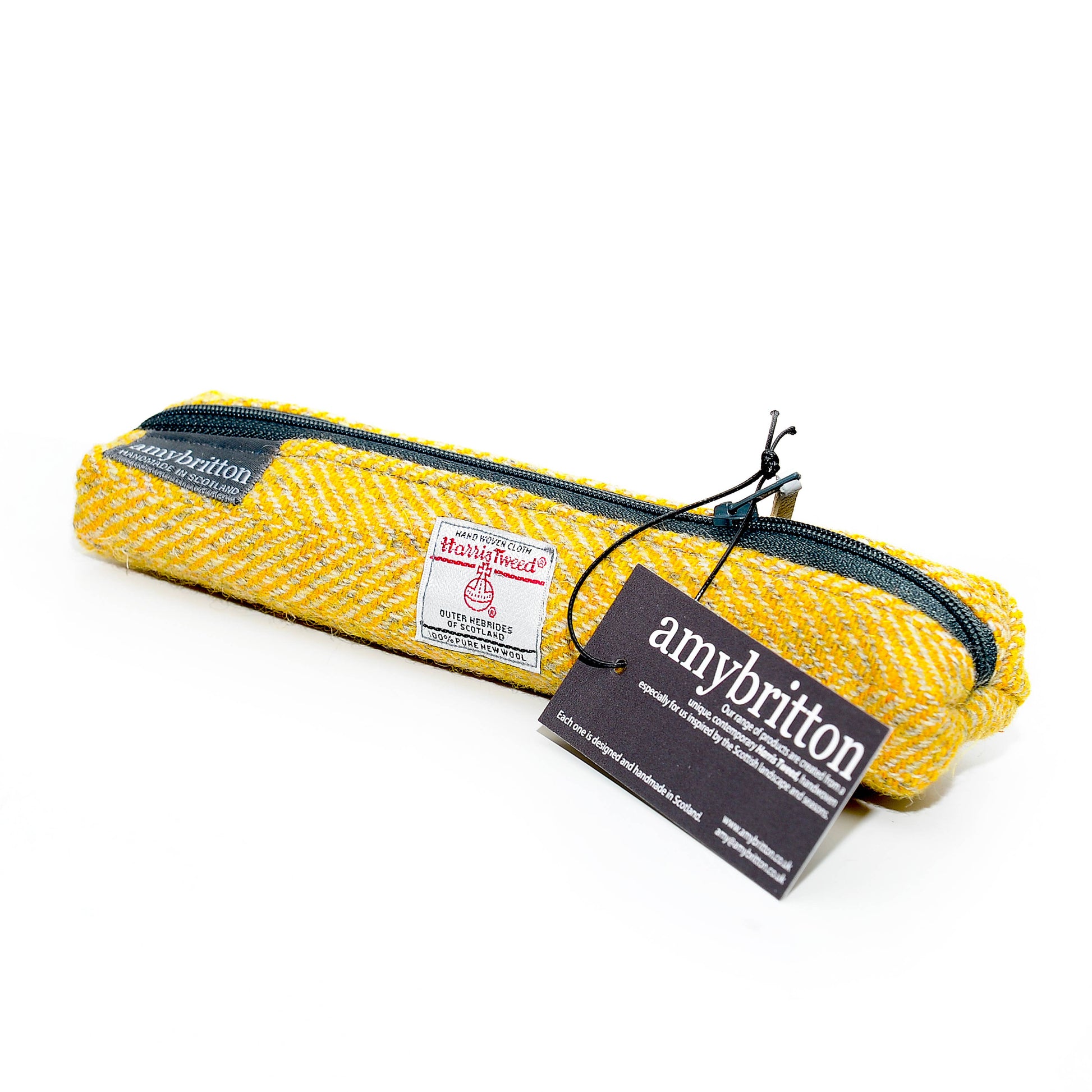 Barley Yellow Slim Pencil Case - Harold&Charles