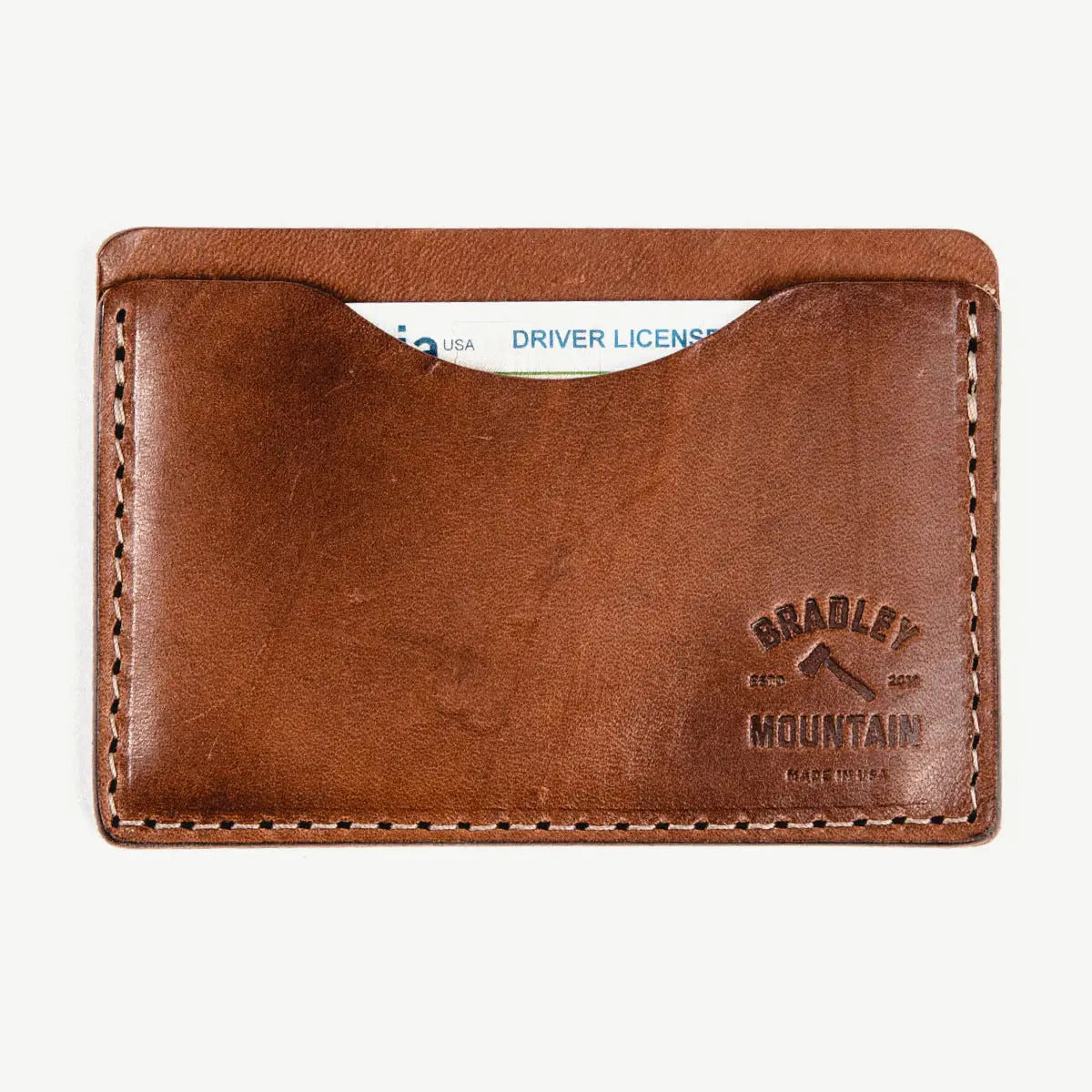 Bridle Leather Card Wallet Bradley Mountain