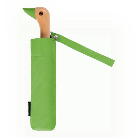 Green Grass Compact Eco-Friendly Wind Resistant Umbrella by Original Duckhead