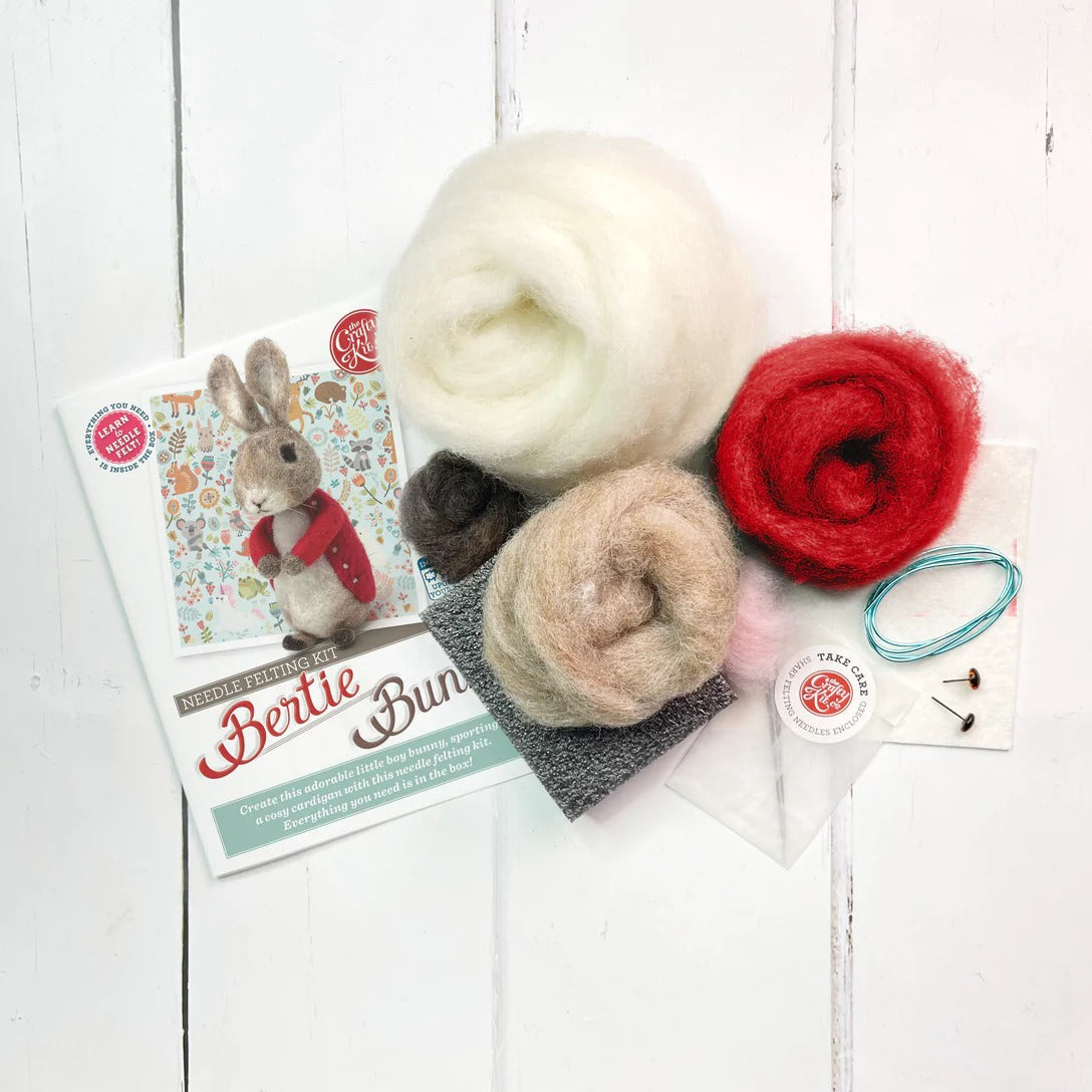 Bertie Bunny Needle Felting Kit