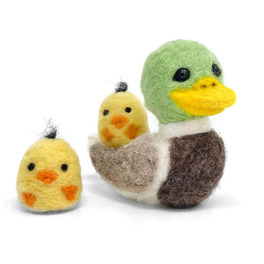 Duck & Ducklings Needle Felting Kit