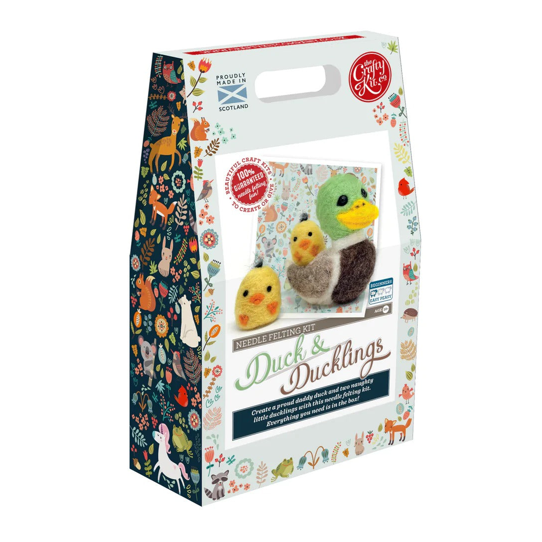 Duck & Ducklings Needle Felting Kit