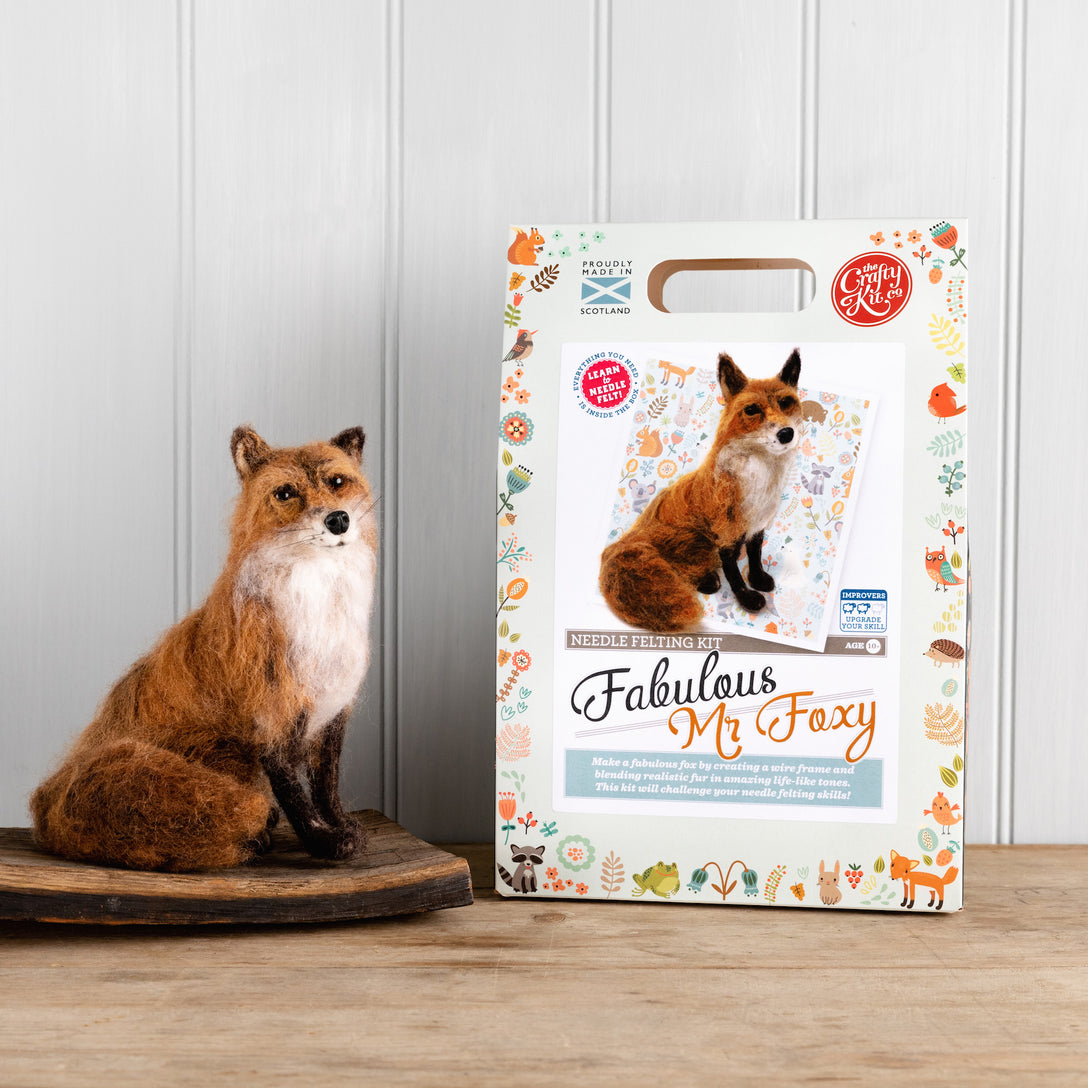 Fabulous Mr Foxy Needle Felting Kit - Harold&Charles