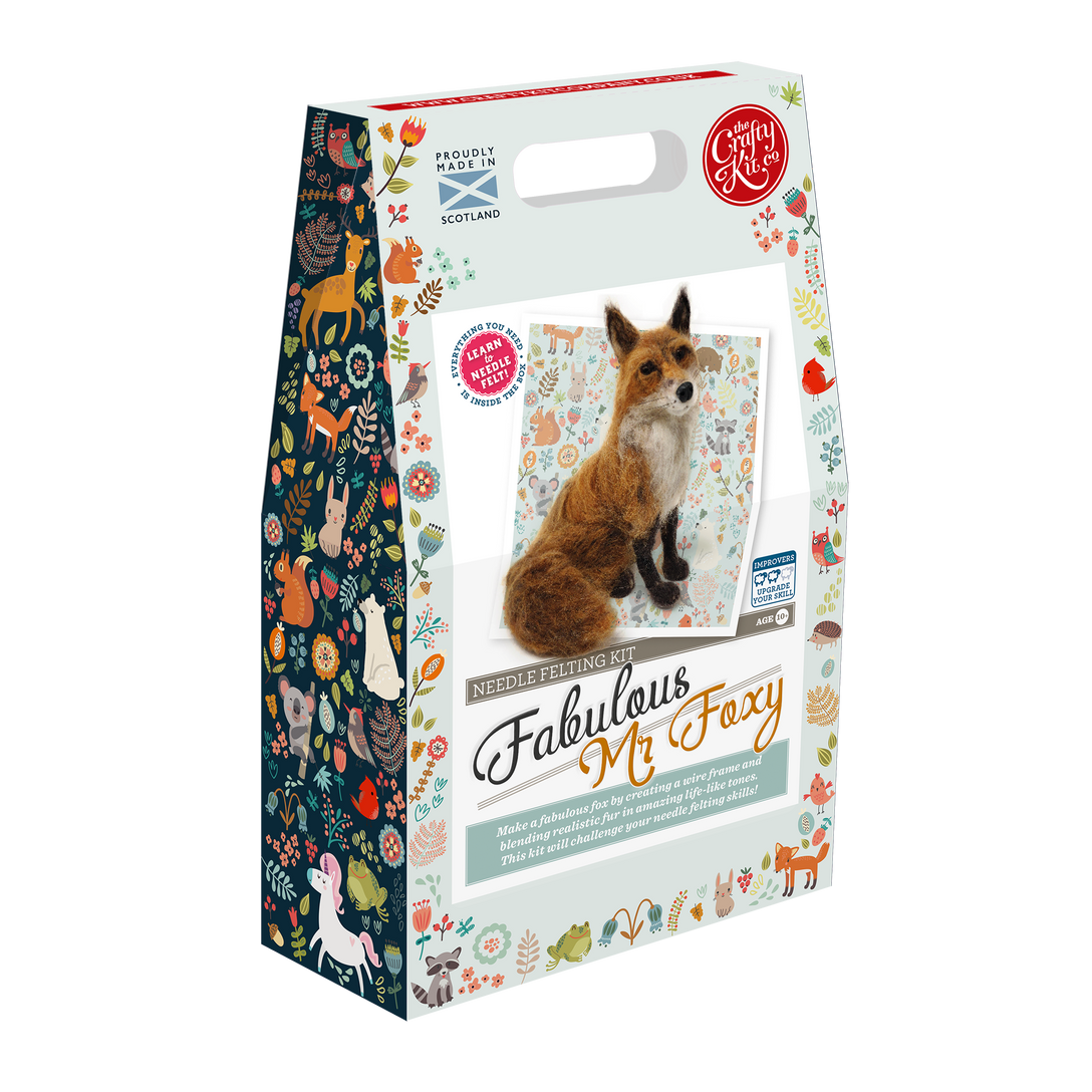 Fabulous Mr Foxy Needle Felting Kit - Harold&Charles