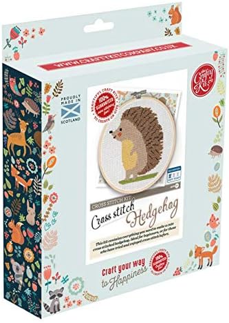 Cross Stitch Hedgehog Craft Kit