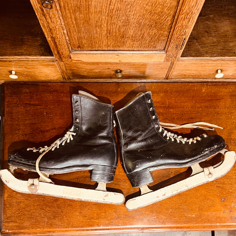 Vintage ice skates (for display)