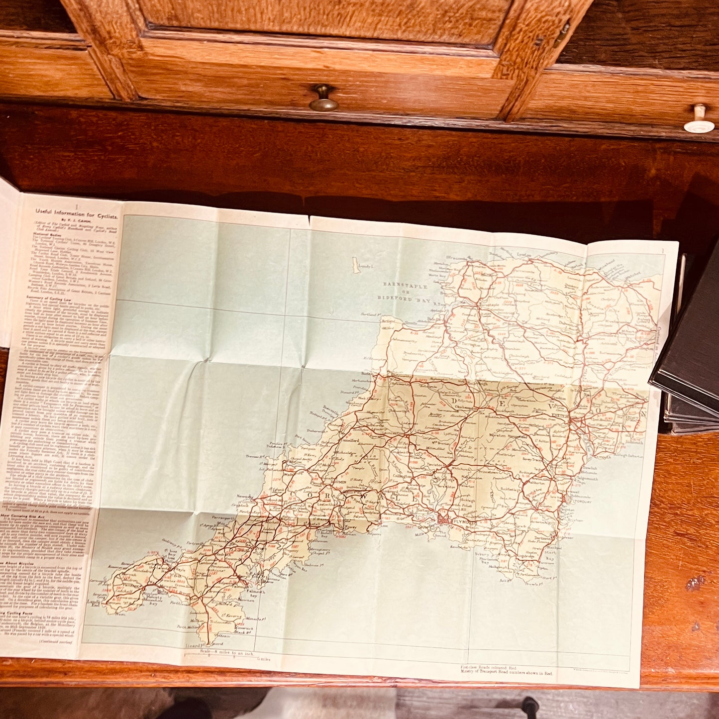 Vintage Cyclist pocket touring maps of Britain