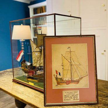 Model of Dutch Admiralty yacht