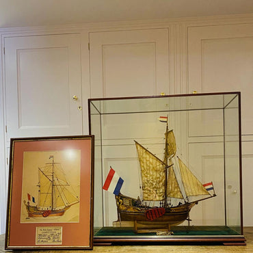 Model of Dutch Admiralty yacht