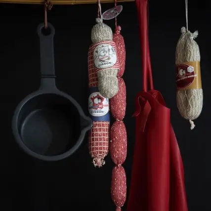 Knitted "La Chipolata" Knitted Sausages by Maison Cisson