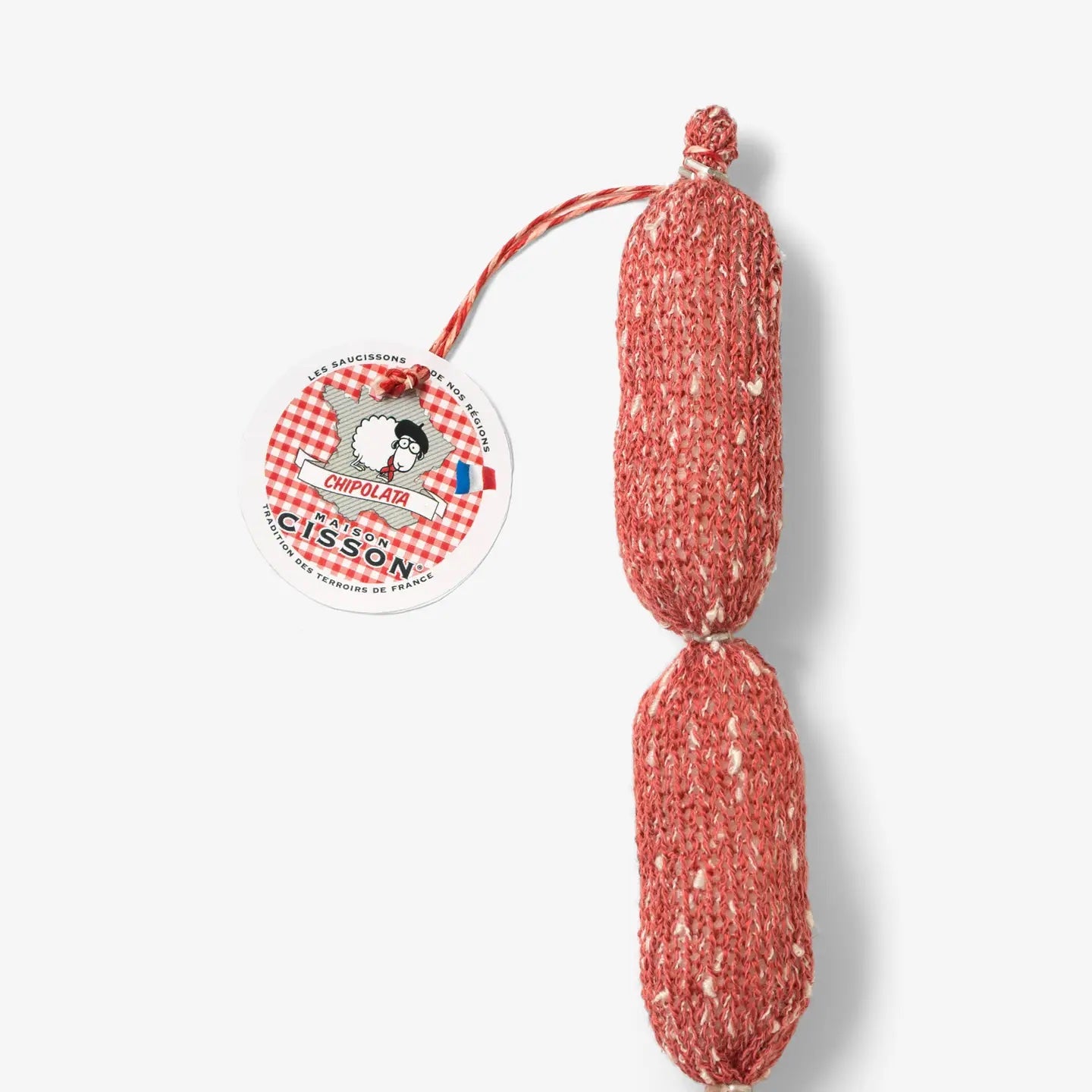 Knitted "La Chipolata" Knitted Sausages by Maison Cisson