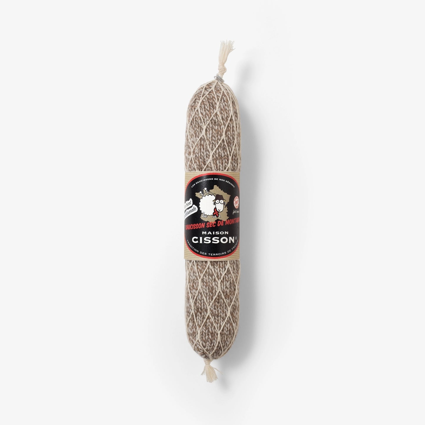 Knitted "The Dry Mountain Sausage" Knitted Sausages by Maison Cisson