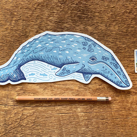 Grey Whale Postcard by Noteworthy Paper & Press