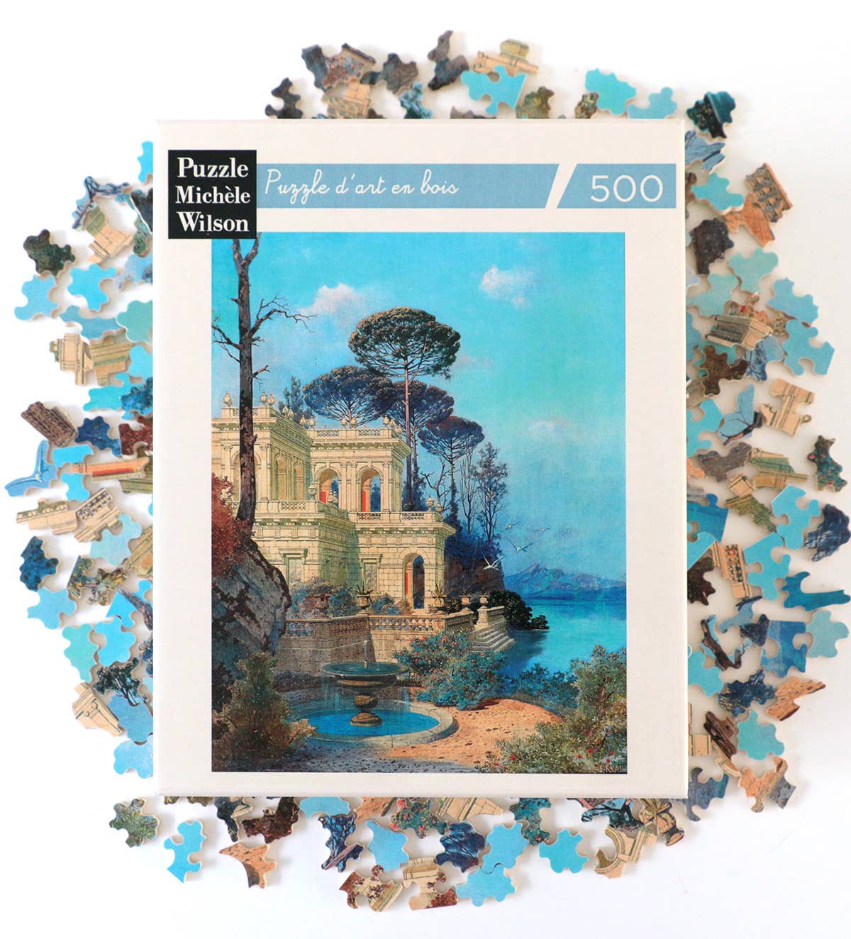 Villa by The Lake Hand-cut Art Wooden Jigsaw Puzzle - Harold&Charles