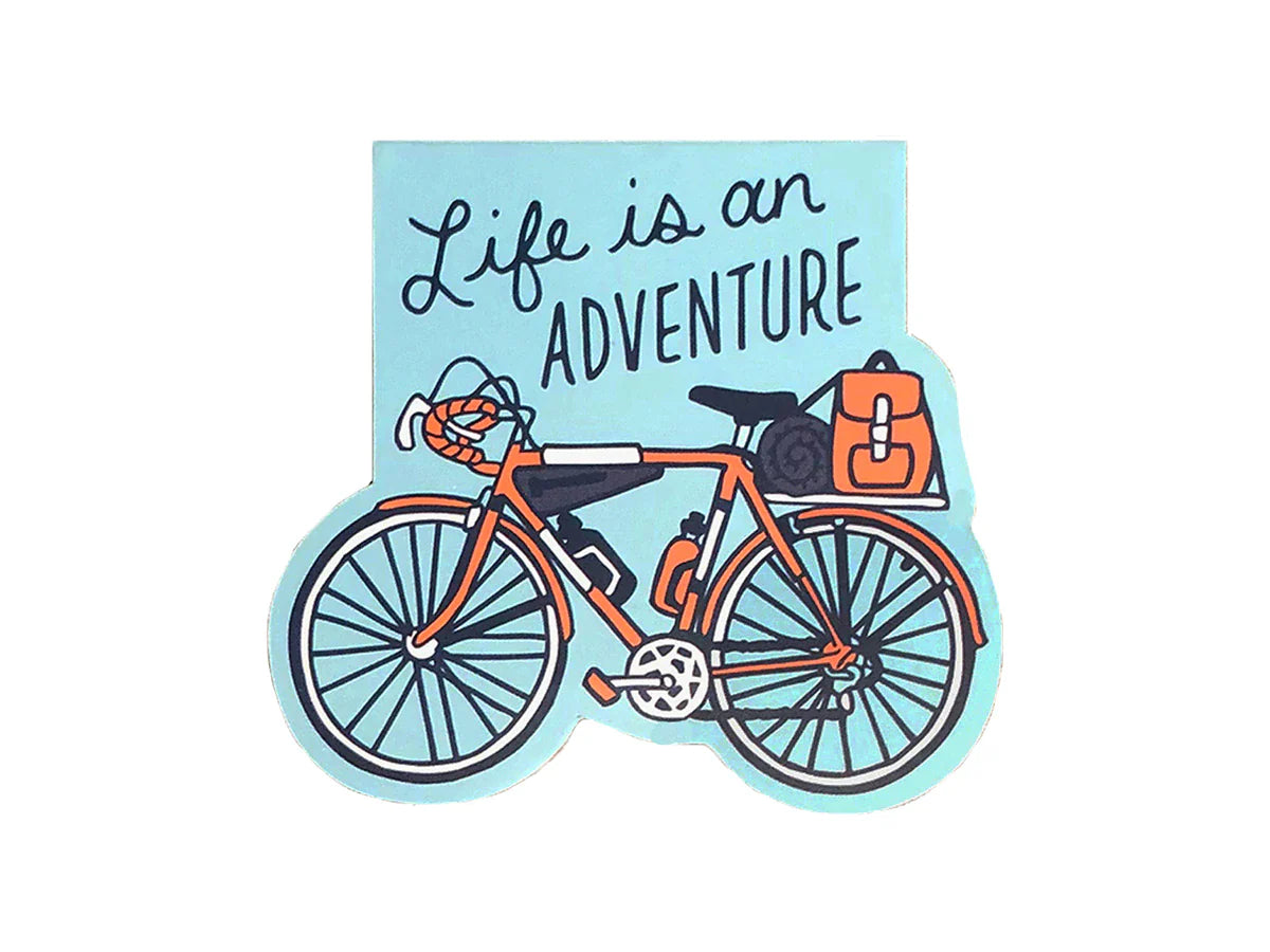 Adventure Bicycle Magnetic Bookmark | Noteworthy