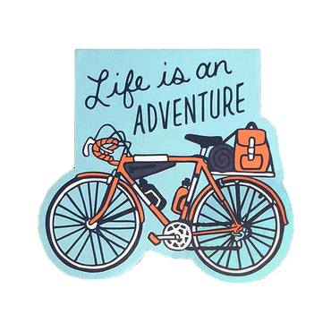 Adventure Bicycle Magnetic Bookmark | Noteworthy