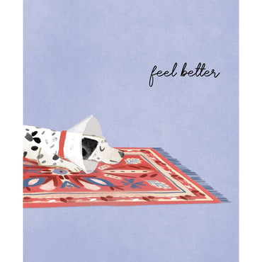 Dalmatian Dog Pop-up Feel Better Greeting Card UWP Luxe