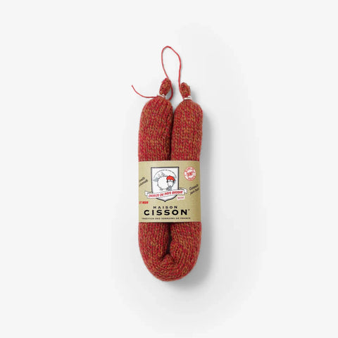 The Spicy Chorizo of the Basque Country | Knitted Home Decor | Knitted Deli | Knitted Sausages | Deli Crafts | Kitchen Decor