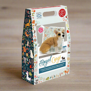 Royal Corgi Needle Felting Kit