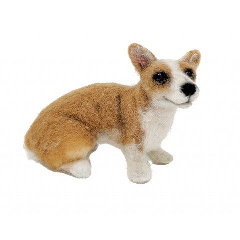 Royal Corgi Needle Felting Kit