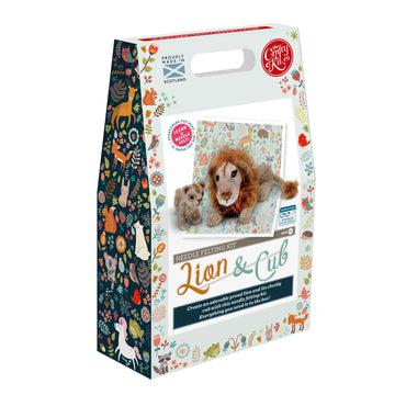 Lion & Cub Needle Felting Kit