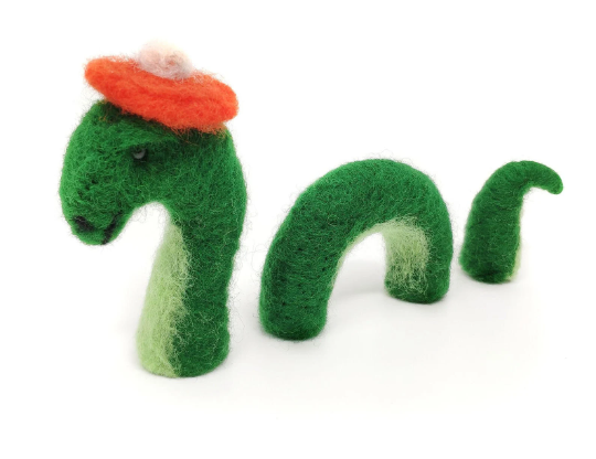 Loch Ness Monster Needle Felting Kit - Harold&Charles