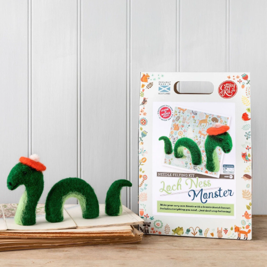 Loch Ness Monster Needle Felting Kit - Harold&Charles