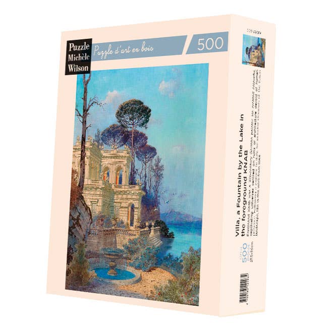 Villa by The Lake Hand-cut Art Wooden Jigsaw Puzzle - Harold&Charles