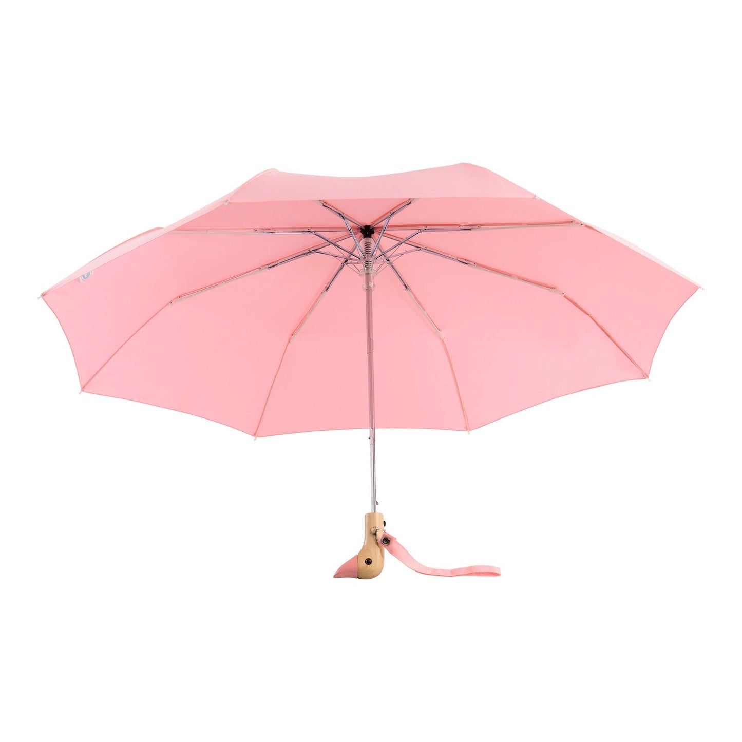 Pink Compact Eco-Friendly Wind Resistant Umbrella by Original Duckhead