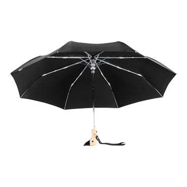 Black Compact Eco-Friendly Wind Resistant Umbrella by Original Duckhead