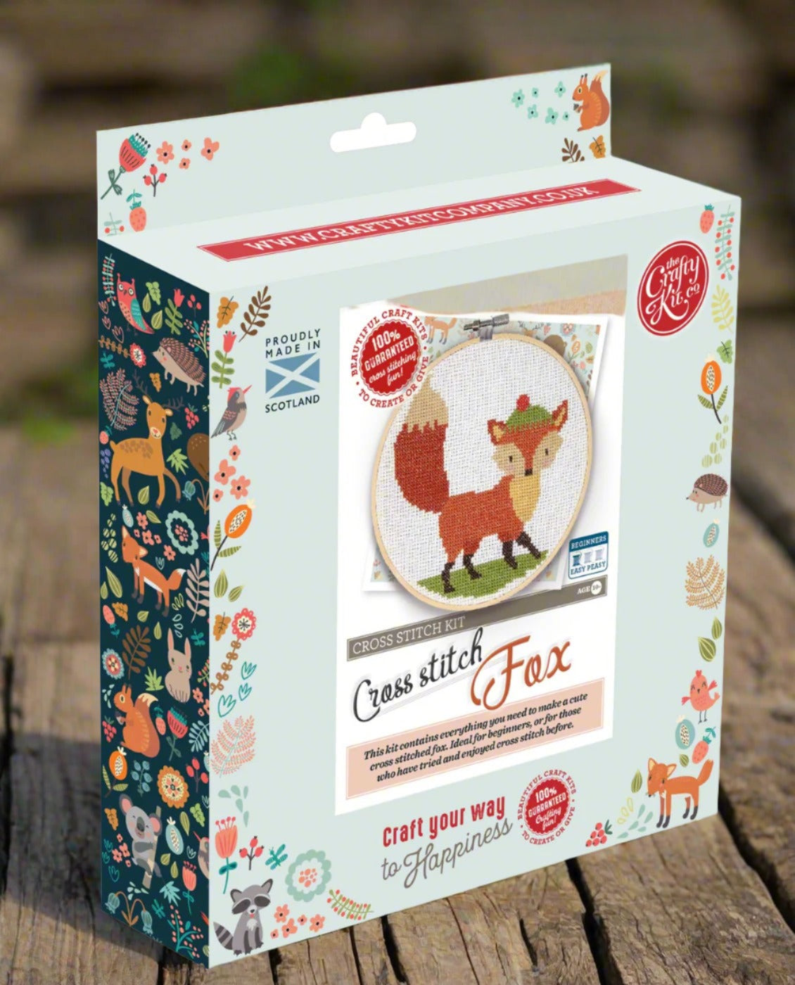 Cross Stitch Fox Craft Kit