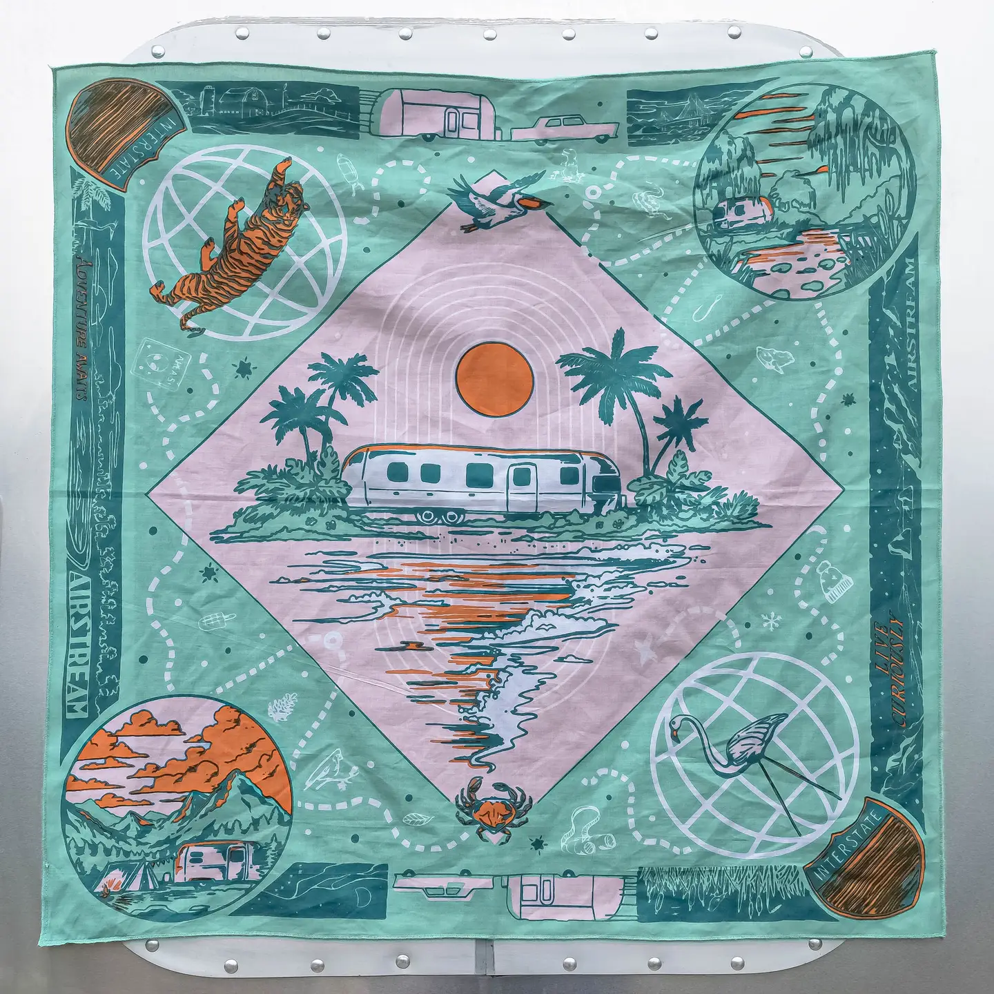 Live Curiously Airstream X Bandits | Bandits Bandana | 100% Organic Cotton