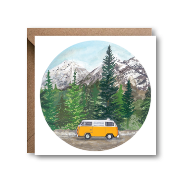 Campervan Greetings Card | Charis Raine Illustration