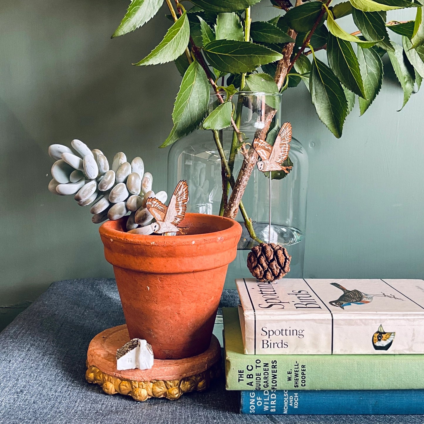 Barn Owl Plant Pot Companions