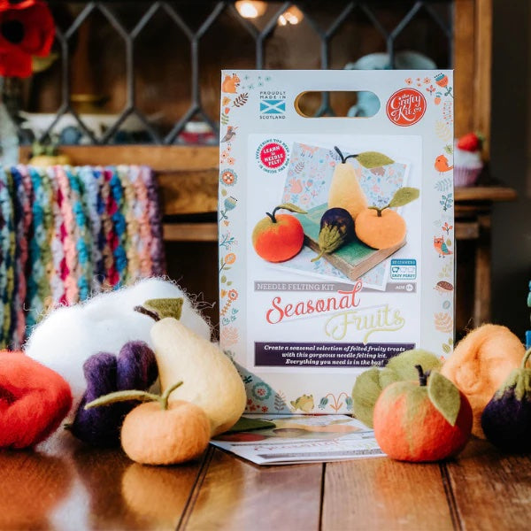 Seasonal Fruits Needle Felting Kit