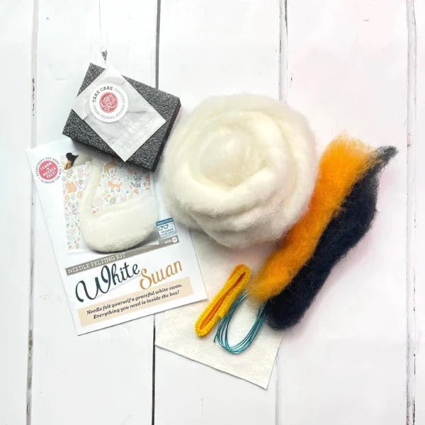 White Swan Needle Felting Kit