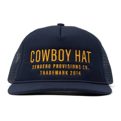 Cowboy Navy Blue Baseball Cap Trucker Hat