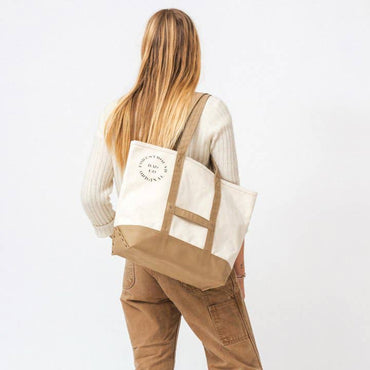 Market Canvas Tote in Natural Forestbound Bags