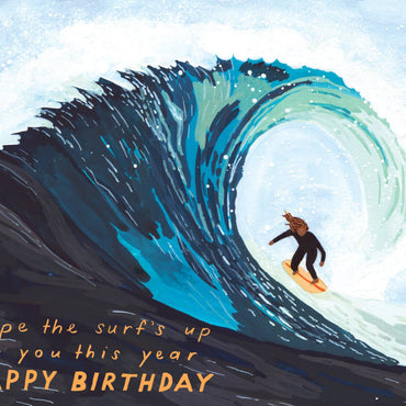 Surf's Up Birthday Card