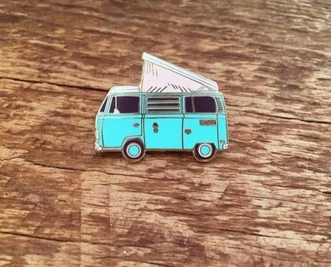 Camper Van Enamel Pin