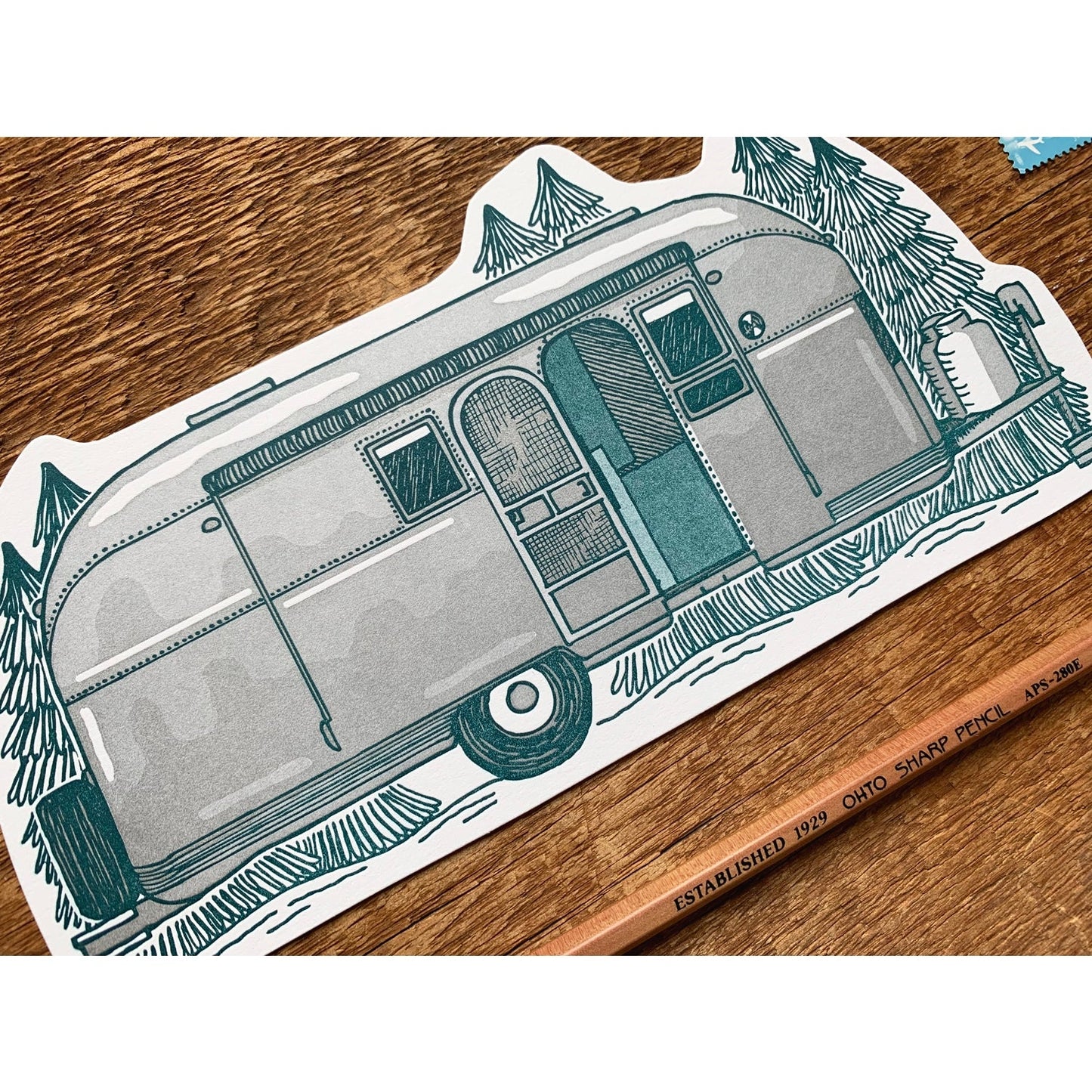 Silver Camper Postcard by Noteworthy Paper & Press - Harold&Charles